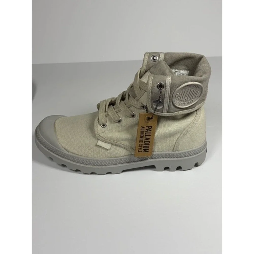 Palladium Baggy Boots Vapor Grey Canvas High Top Fold Down Men's 8 Streetwear